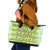 New Zealand Kiwi Fruit Witty Kiwi Bird Leather Tote Bag