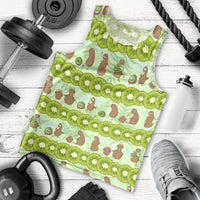 New Zealand Kiwi Fruit Witty Kiwi Bird Men Tank Top DT02 - Polynesian Pride