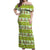 New Zealand Kiwi Fruit Witty Kiwi Bird Off Shoulder Maxi Dress