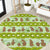 New Zealand Kiwi Fruit Witty Kiwi Bird Round Carpet