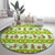 New Zealand Kiwi Fruit Witty Kiwi Bird Round Carpet