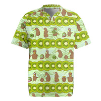 New Zealand Kiwi Fruit Witty Kiwi Bird Rugby Jersey DT02 Green - Polynesian Pride