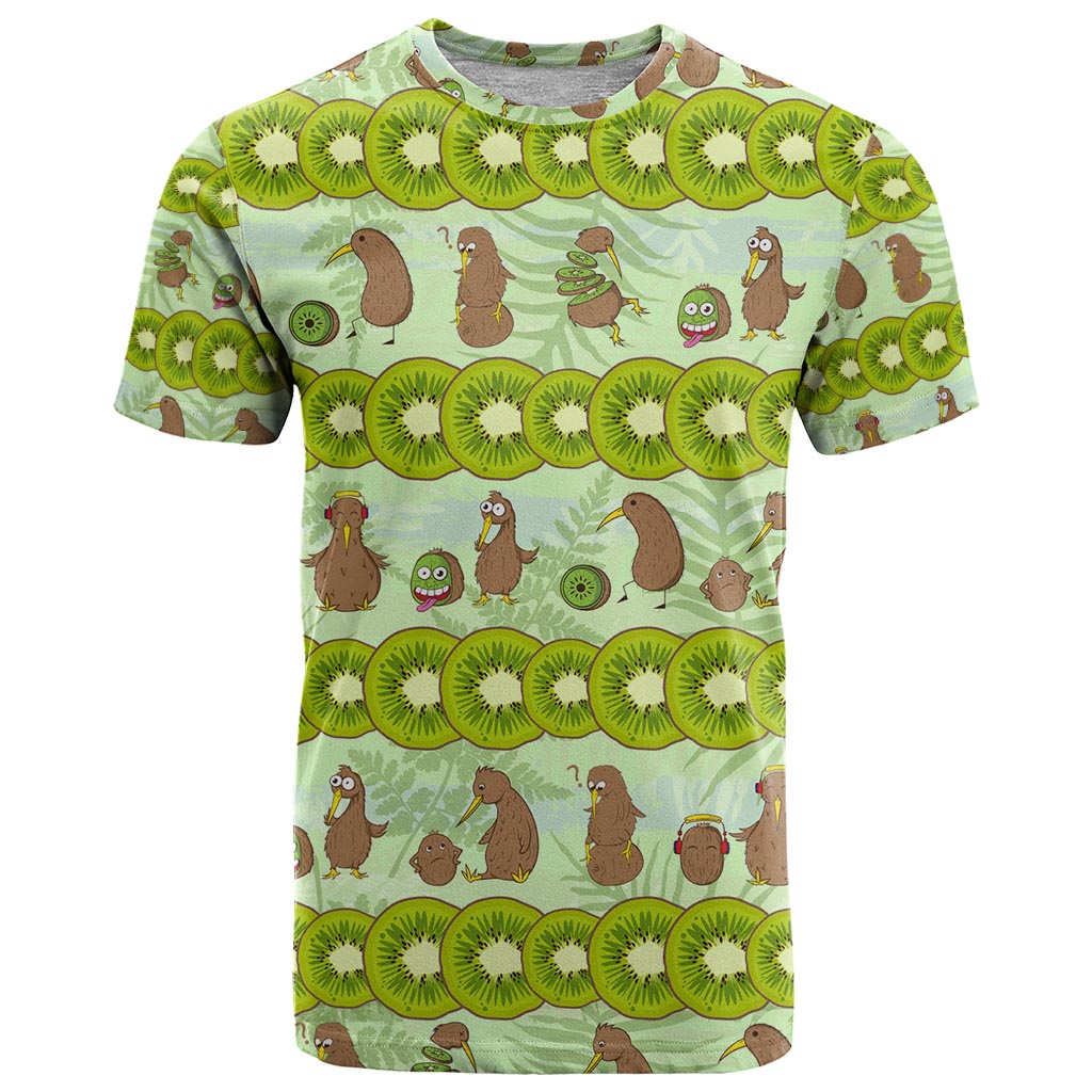 New Zealand Kiwi Fruit Witty Kiwi Bird T Shirt