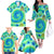 Just a Girl Who Loves Kiwis Family Matching Off The Shoulder Long Sleeve Dress and Hawaiian Shirt New Zealand Tie Dye