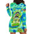 Just a Girl Who Loves Kiwis Hoodie Dress New Zealand Tie Dye