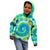 Just a Girl Who Loves Kiwis Kid Hoodie New Zealand Tie Dye