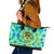 Just a Girl Who Loves Kiwis Leather Tote Bag New Zealand Tie Dye