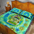 Just a Girl Who Loves Kiwis Quilt Bed Set New Zealand Tie Dye