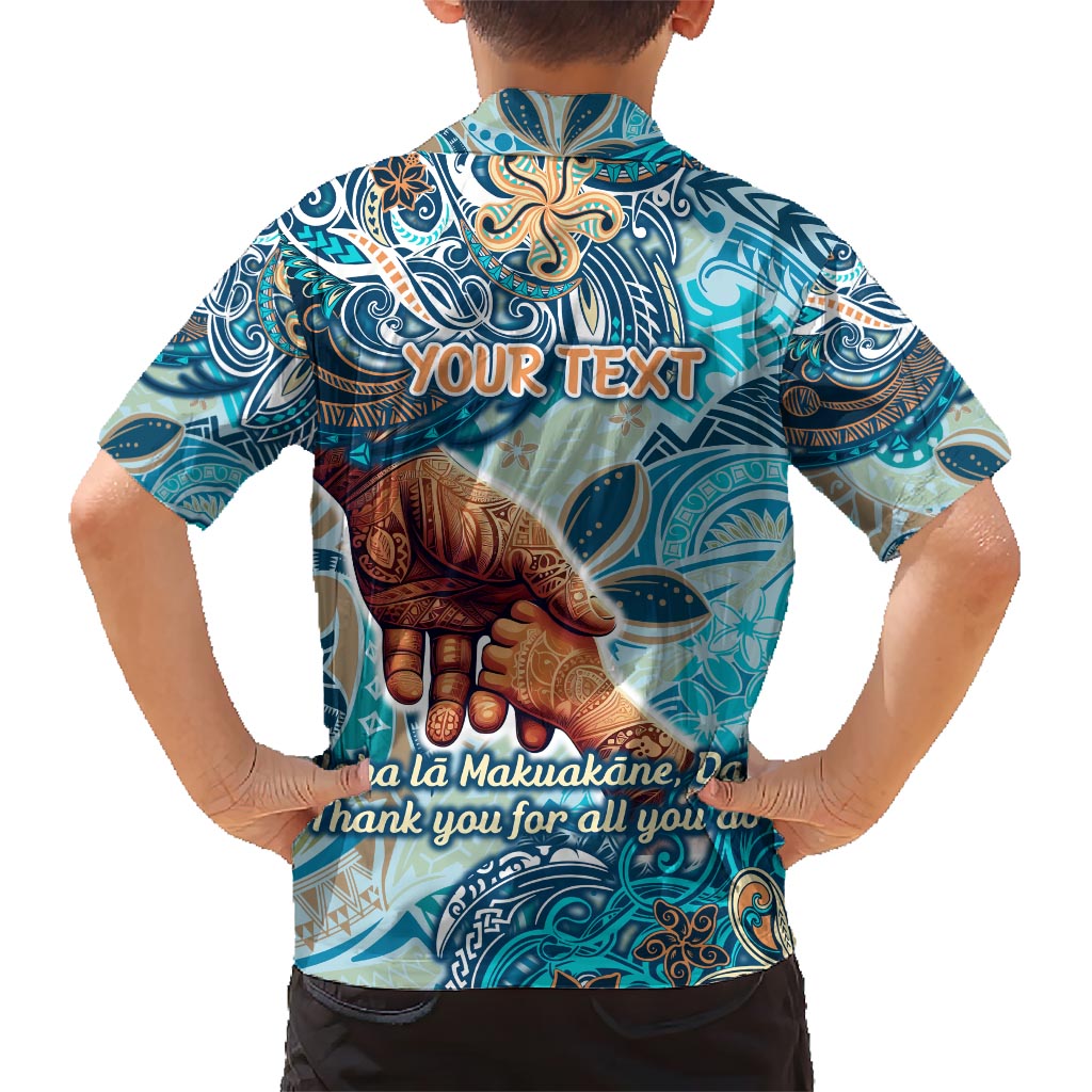 Hand In Hand Father's Day Polynesian Hawaiian Shirt Tribal Flower Pattern DT02 - Polynesian Pride