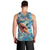 Hand In Hand Father's Day Polynesian Men Tank Top Tribal Flower Pattern