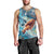 Hand In Hand Father's Day Polynesian Men Tank Top Tribal Flower Pattern