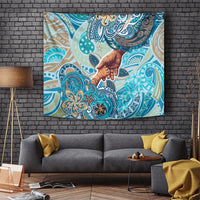 Hand In Hand Father's Day Polynesian Tapestry Tribal Flower Pattern DT02 - Polynesian Pride