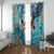 Hand In Hand Father's Day Polynesian Window Curtain Tribal Flower Pattern