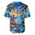 Hawaii Father's Day Baseball Jersey The Surfing Dad Polynesian Tattoo