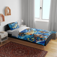 Hawaii Father's Day Bedding Set The Surfing Dad Polynesian Tattoo DT02 - Polynesian Pride