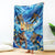 Hawaii Father's Day Blanket The Surfing Dad Polynesian Tattoo