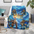 Hawaii Father's Day Blanket The Surfing Dad Polynesian Tattoo