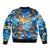 Hawaii Father's Day Bomber Jacket The Surfing Dad Polynesian Tattoo