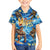 Hawaii Father's Day Family Matching Off The Shoulder Long Sleeve Dress and Hawaiian Shirt The Surfing Dad Polynesian Tattoo