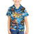 Hawaii Father's Day Family Matching Short Sleeve Bodycon Dress and Hawaiian Shirt The Surfing Dad Polynesian Tattoo