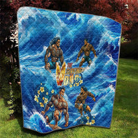 Hawaii Father's Day Quilt The Surfing Dad Polynesian Tattoo DT02 - Polynesian Pride