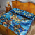 Hawaii Father's Day Quilt Bed Set The Surfing Dad Polynesian Tattoo