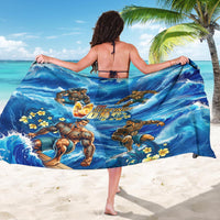 Hawaii Father's Day Sarong The Surfing Dad Polynesian Tattoo DT02 - Polynesian Pride