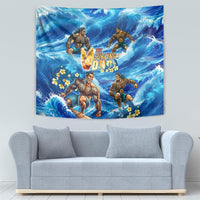 Hawaii Father's Day Tapestry The Surfing Dad Polynesian Tattoo DT02 - Polynesian Pride