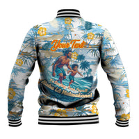 Hawaii Father's Day It's Surfing Time Baseball Jacket Aloha L Makuakane DT02 - Polynesian Pride