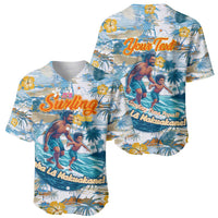Hawaii Father's Day It's Surfing Time Baseball Jersey Aloha L Makuakane DT02 - Polynesian Pride