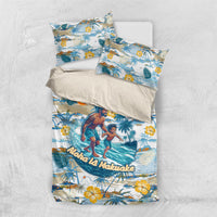 Hawaii Father's Day It's Surfing Time Bedding Set Aloha L Makuakane DT02 US Twin 172cm x 218cm Blue - Polynesian Pride