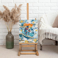 Hawaii Father's Day It's Surfing Time Canvas Wall Art Aloha L Makuakane DT02 - Polynesian Pride