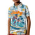 Hawaii Father's Day It's Surfing Time Kid Polo Shirt Aloha Lā Makuakane