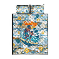 Hawaii Father's Day It's Surfing Time Quilt Bed Set Aloha L Makuakane DT02 - Polynesian Pride