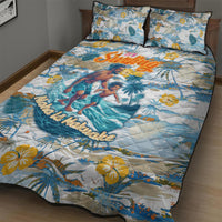 Hawaii Father's Day It's Surfing Time Quilt Bed Set Aloha L Makuakane DT02 - Polynesian Pride