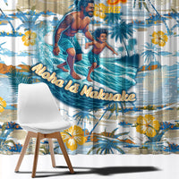 Hawaii Father's Day It's Surfing Time Window Curtain Aloha L Makuakane DT02 - Polynesian Pride