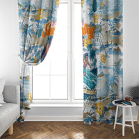 Hawaii Father's Day It's Surfing Time Window Curtain Aloha L Makuakane DT02 - Polynesian Pride