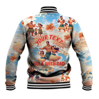 Hawaii Father's Day Baseball Jacket Hula With Dad DT02 - Polynesian Pride
