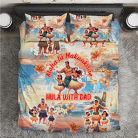 Hawaii Father's Day Bedding Set Hula With Dad DT02 Art - Polynesian Pride