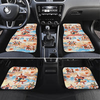Hawaii Father's Day Car Mats Hula With Dad DT02 Set 4pcs Art - Polynesian Pride