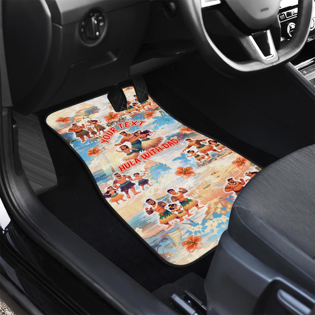 Hawaii Father's Day Car Mats Hula With Dad DT02 - Polynesian Pride