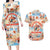 Hawaii Father's Day Couples Matching Long Sleeve Bodycon Dress and Hawaiian Shirt Hula With Dad