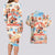 Hawaii Father's Day Couples Matching Long Sleeve Bodycon Dress and Hawaiian Shirt Hula With Dad