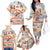 Hawaii Father's Day Family Matching Off The Shoulder Long Sleeve Dress and Hawaiian Shirt Hula With Dad