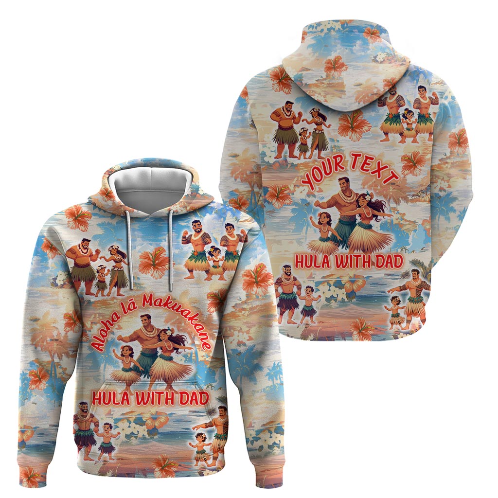 Hawaii Father's Day Hoodie Hula With Dad DT02 - Polynesian Pride