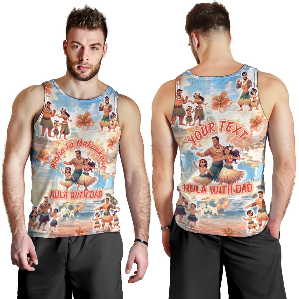Hawaii Father's Day Men Tank Top Hula With Dad DT02 - Polynesian Pride