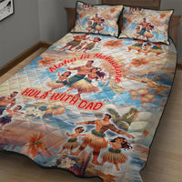 Hawaii Father's Day Quilt Bed Set Hula With Dad DT02 - Polynesian Pride