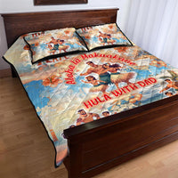 Hawaii Father's Day Quilt Bed Set Hula With Dad DT02 - Polynesian Pride