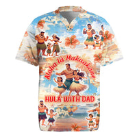 Hawaii Father's Day Rugby Jersey Hula With Dad DT02 Art - Polynesian Pride