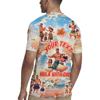 Hawaii Father's Day Rugby Jersey Hula With Dad DT02 - Polynesian Pride